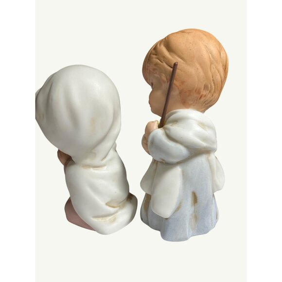 Homco Vintage 3 Piece Porcelain Child Nativity Christmas Figurines #5258 - Picture 15 of 15